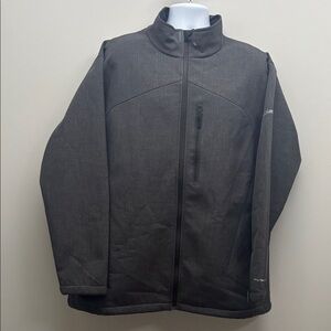 Columbia Omni Shield Jacket Coat Soft Shell Zip Pockets Men XXL Gray